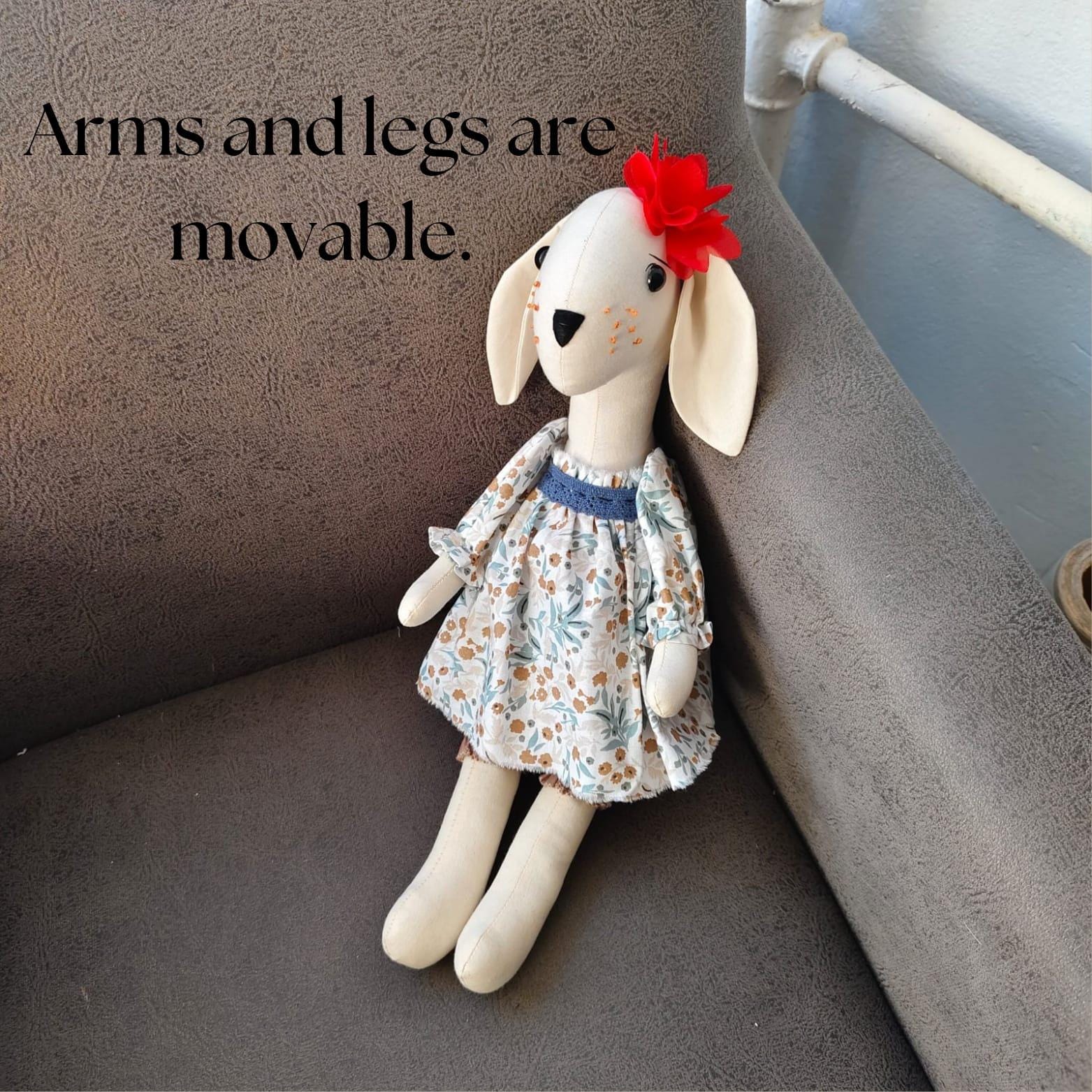38 Cm Bunny Sewing Pattern PDF | Stuffed Rabbit Toy Pattern | Digital ...