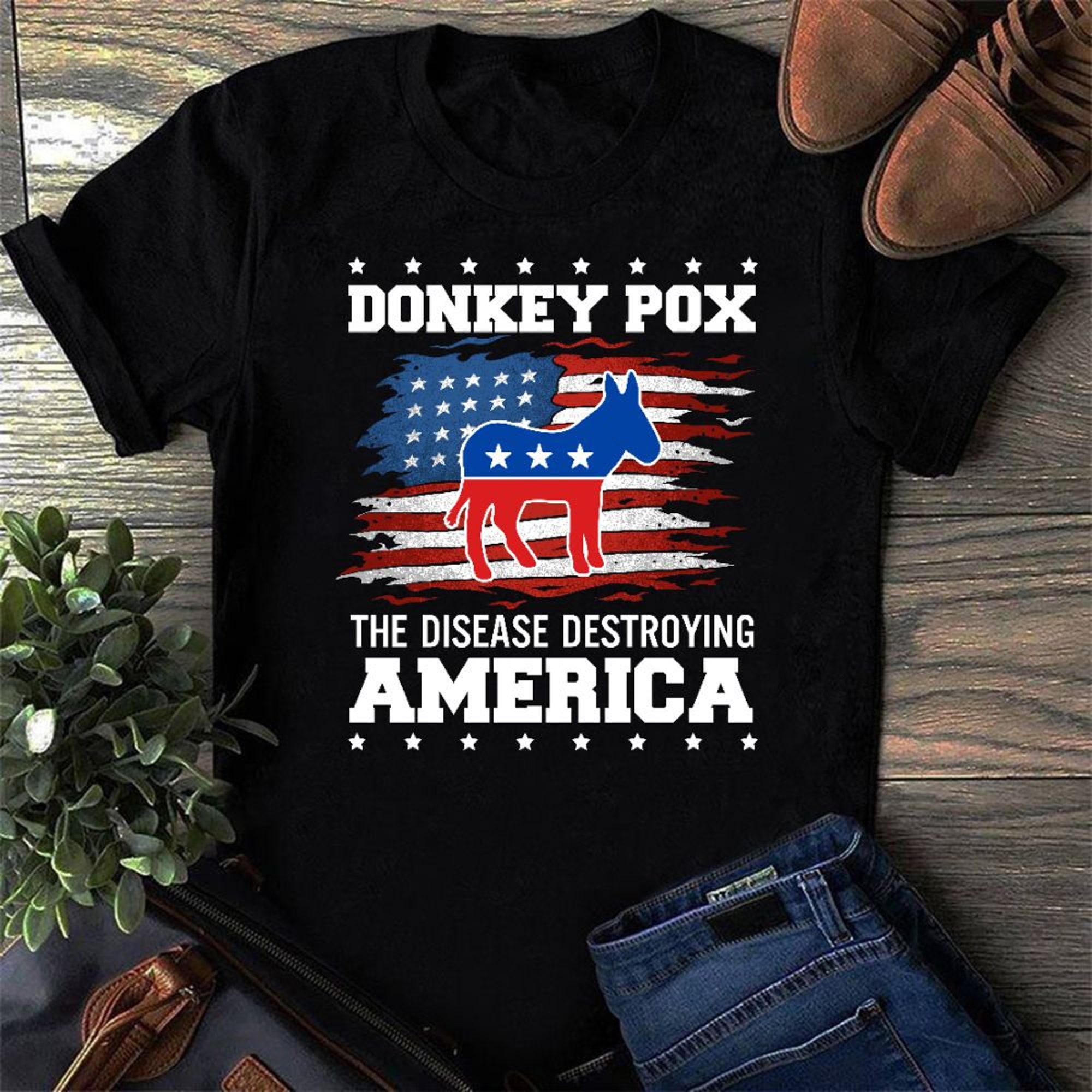 Discover Donkey Pox The Disease Destroying America Shirt
