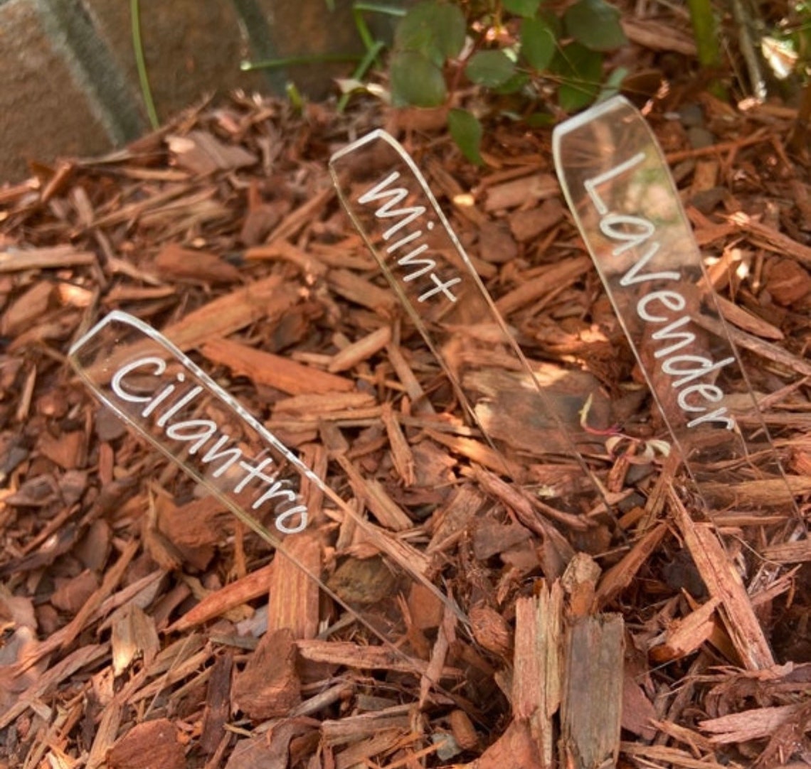 Herb Garden Stakes SVG PNG, Instant Download, Laser Cut File Etsy