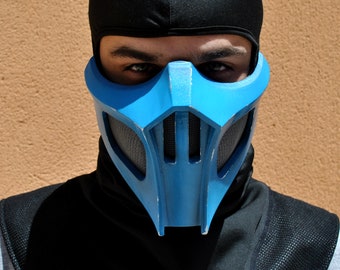 Noob Saibot V9, Sub zero, Escorpión, Reptil, Lluvia, Máscara Ermac Mortal Kombat Classic Mascarilla