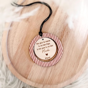 Personalized car jewelry to hang on the rearview mirror, personalized gift, Father&#39;s Day