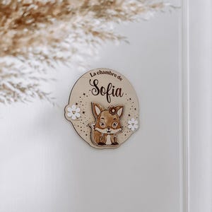 Cartello porta per bambini con nome personalizzato