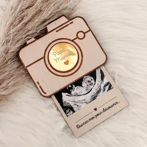 Original pregnancy announcement – surprise ultrasound camera kit – announcement to the future dad to the grandparents – pregnancy announcement idea
