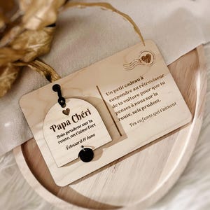 Suspension de retroviseur à personnaliser avec carte cadeau personnalisable