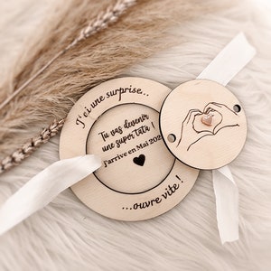 Personalized surprise request box request for godmother, godfather, pregnancy announcement, special requests