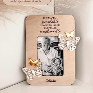 Moldura com foto para inserir e texto para personalizar Dia da Avó, Dia do Avô, presente de aniversário..