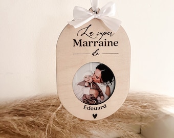 Personalized godmother wall sign with photo