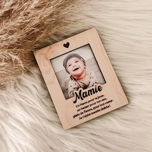 Personalized magnet engraving and photo, grandparents, Grandmother's Day, Grandfather's Day