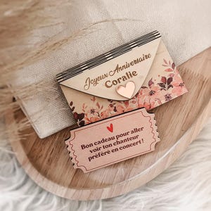 Personalisierter Überraschungs-Geburtstags-Umschlag-Geschenkgutschein