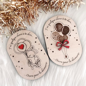 Personalized surprise request box, godmother, godfather request
