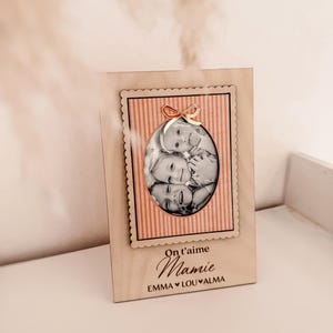 Moldura com foto e texto gravado para dia da avó, dia das mães, presente de aniversário, presente personalizado