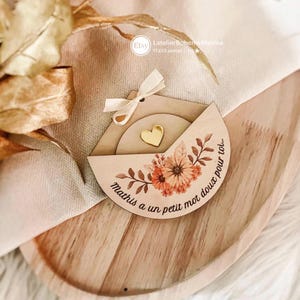 Envelopvormige doos - Gepersonaliseerd verrassingsaanzoek - Peetmoeder/Peter/Getuige - Emotioneel aankondigingscadeau - Houtgravure