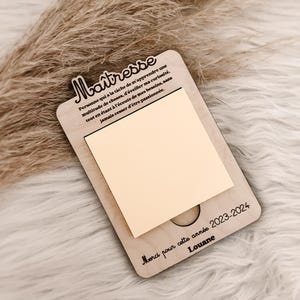 Personalized end-of-year gift teacher notes