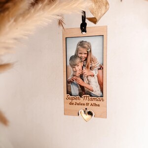 Personalized car jewelry to hang on the rearview mirror, personalized gift, printed photo
