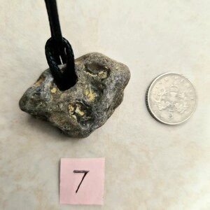 Natural Norfolk Hag Stone Lucky Necklace, Handcrafted Gift Number 7