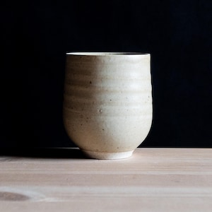 Ceramic Coffeecup, Tea Cup with subtle Dolomite glaze, Handmade Ceramic Tumbler, Handmade Coffee Cup