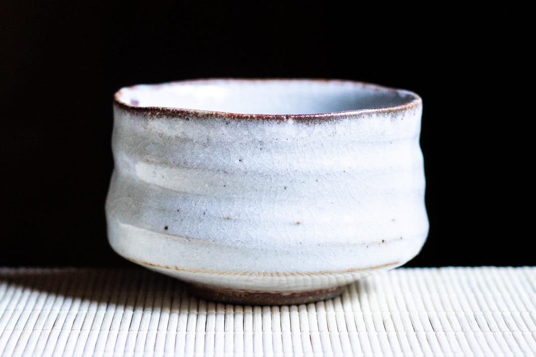 Matcha Wan Woodfired Matcha Bowl, Traditional Japanese Ceramic Shino Chawan for ...