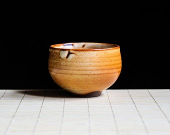 Soda fired Ceramic Coffee Cup, Teacup with Shino glaze, Yunomi Japanese Cup, Handmade CoffeeCup, Cappuccino, Espresso