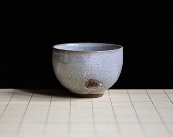 Soda fired Ceramic Coffee Cup, Teacup with Shino glaze, Yunomi Japanese Cup, Handmade CoffeeCup, Cappuccino, Espresso