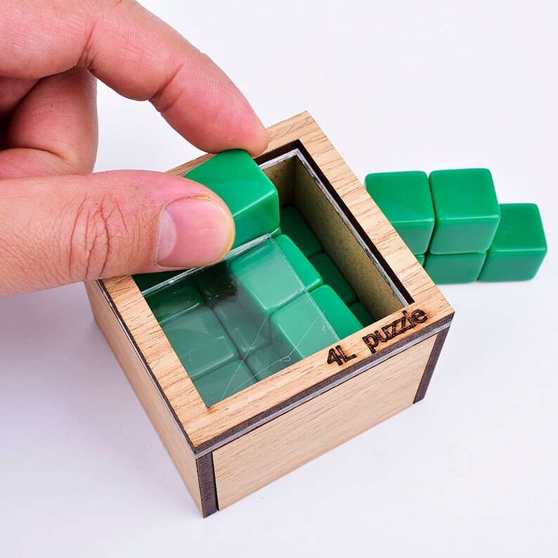 Secret Opening Puzzle Box Wood Puzzle Box Escape Room Etsy