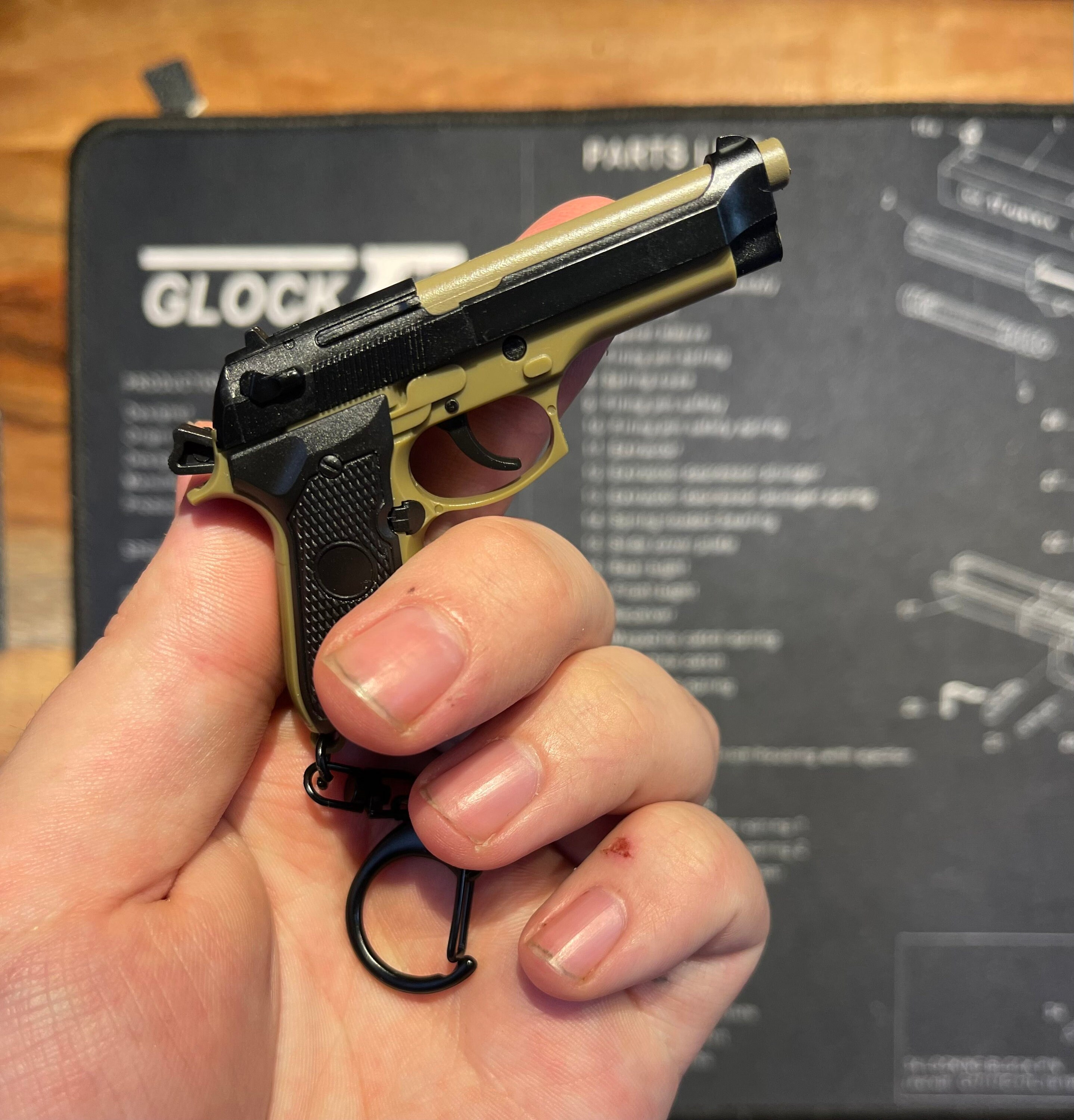 1911 M9 MINI Keychain FUNCTIONAL SLIDE Etsy UK