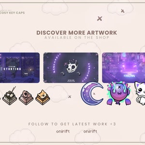 May include: A digital illustration of a purple and white cat with a pink nose and a white cross on its forehead. The cat is sitting on a white background. The text "ONİRİFT" is in the lower right corner of the image.
