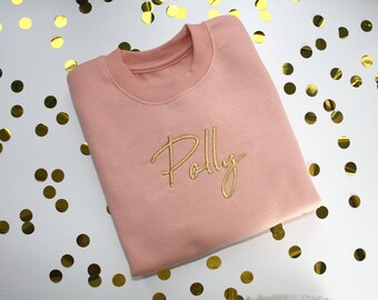 custom embroidered jumper