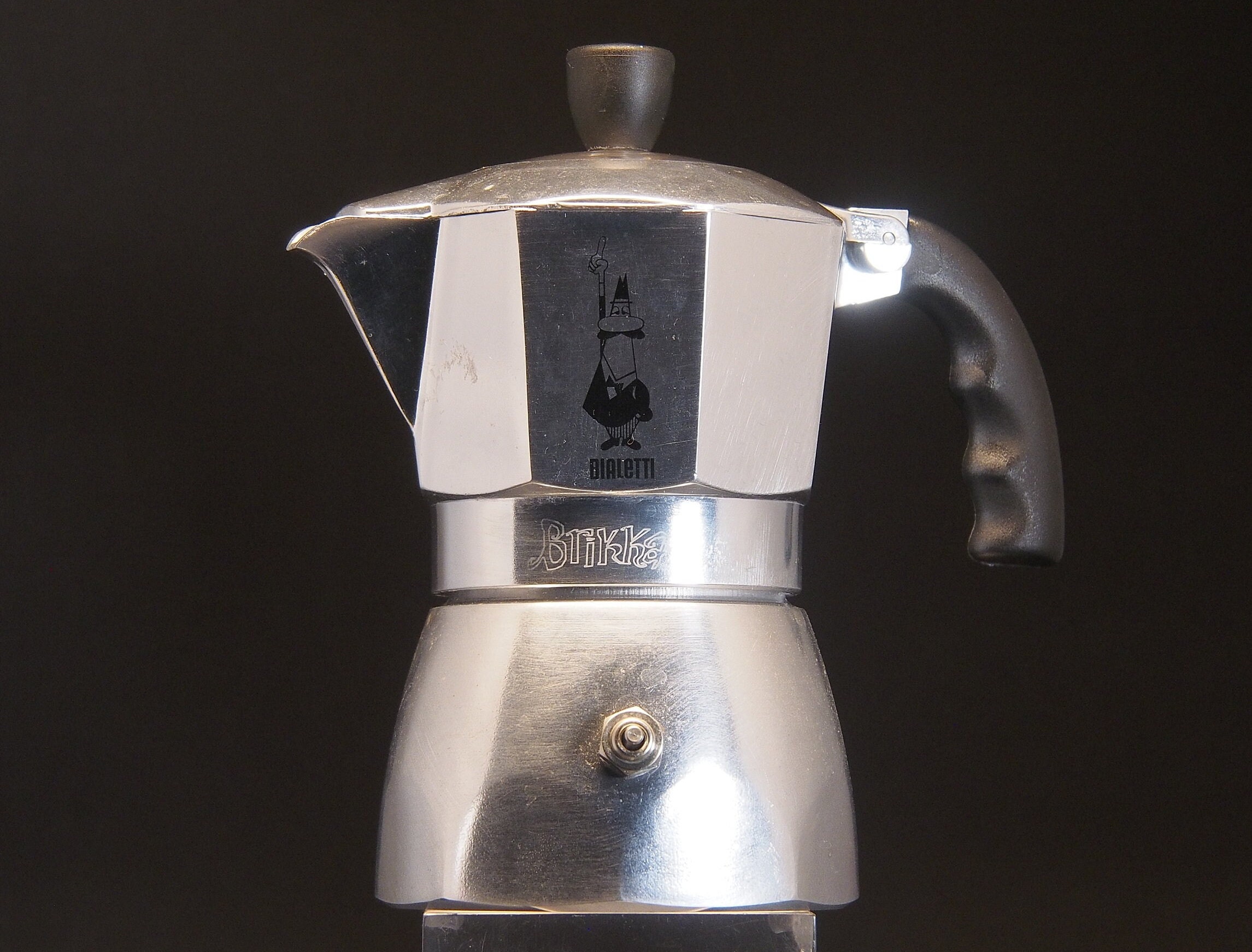 Rare Vintage Bialetti Brikka Moka Coffee Maker, Silver, 3 Cups -  Israel