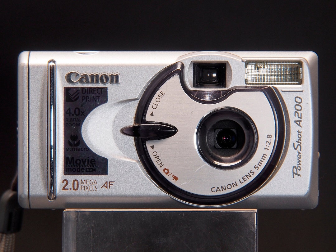 Vintage Canon Powershot A200 Digital Camera Etsy