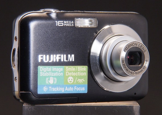 Kapel droog ijsje Vintage Fujifilm Finepix JV250 16.0MP Digital Camera Black - Etsy