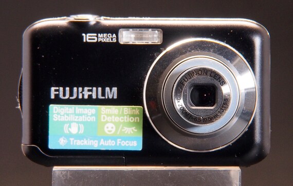 Kapel droog ijsje Vintage Fujifilm Finepix JV250 16.0MP Digital Camera Black - Etsy