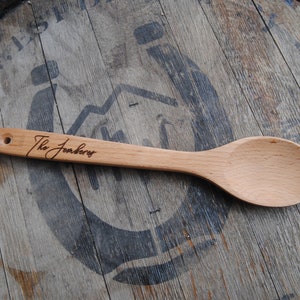 Engraved Custom Wooden Spoon