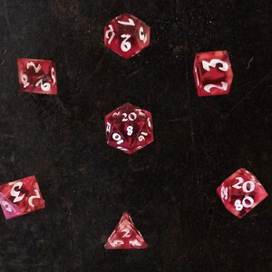 Red gemstone fantasy set