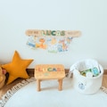 Name Stool by Space Chris, Montessori Helper for Kids, 1st Birthday Gift For Kids, Baptism Girl Gift, Playroom Furniture product logo