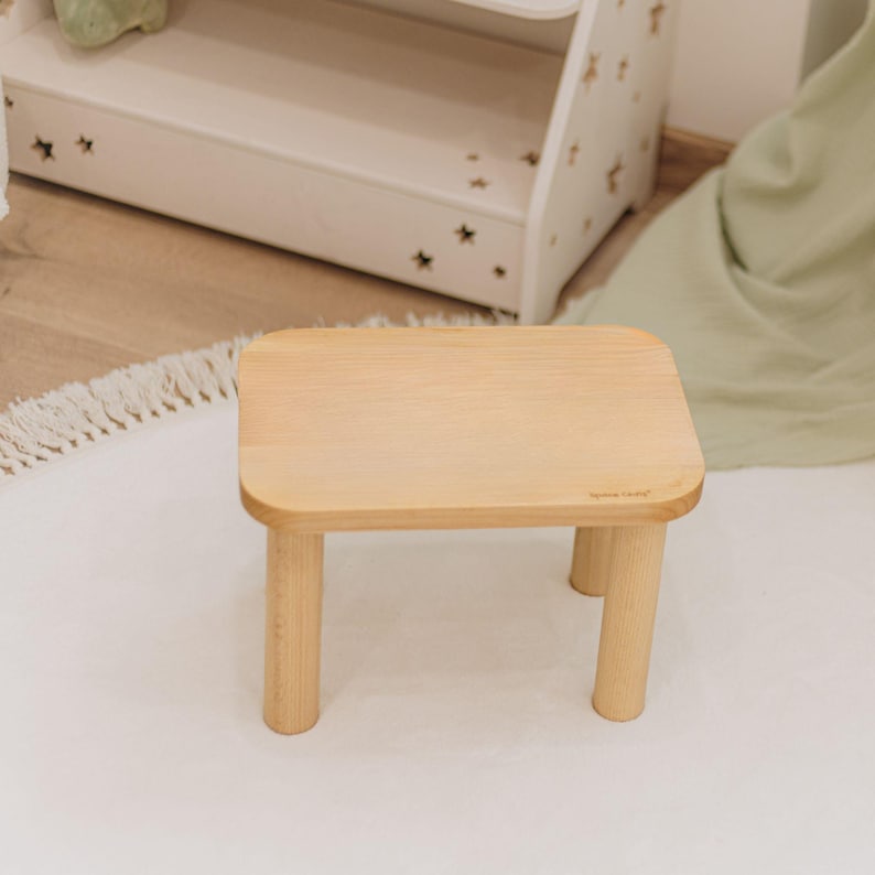 Name Hocker von Space Chris, Montessori Helfer für Kinder, Geschenk zum 1 Bild 12