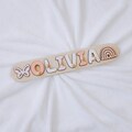 Pink Name Puzzle / Cute Baby Girl Gift / Montessori Puzzle For Toddlers / 1st Birthday Girl / Custom Baby Shower Gift / First Christmas Gift product logo