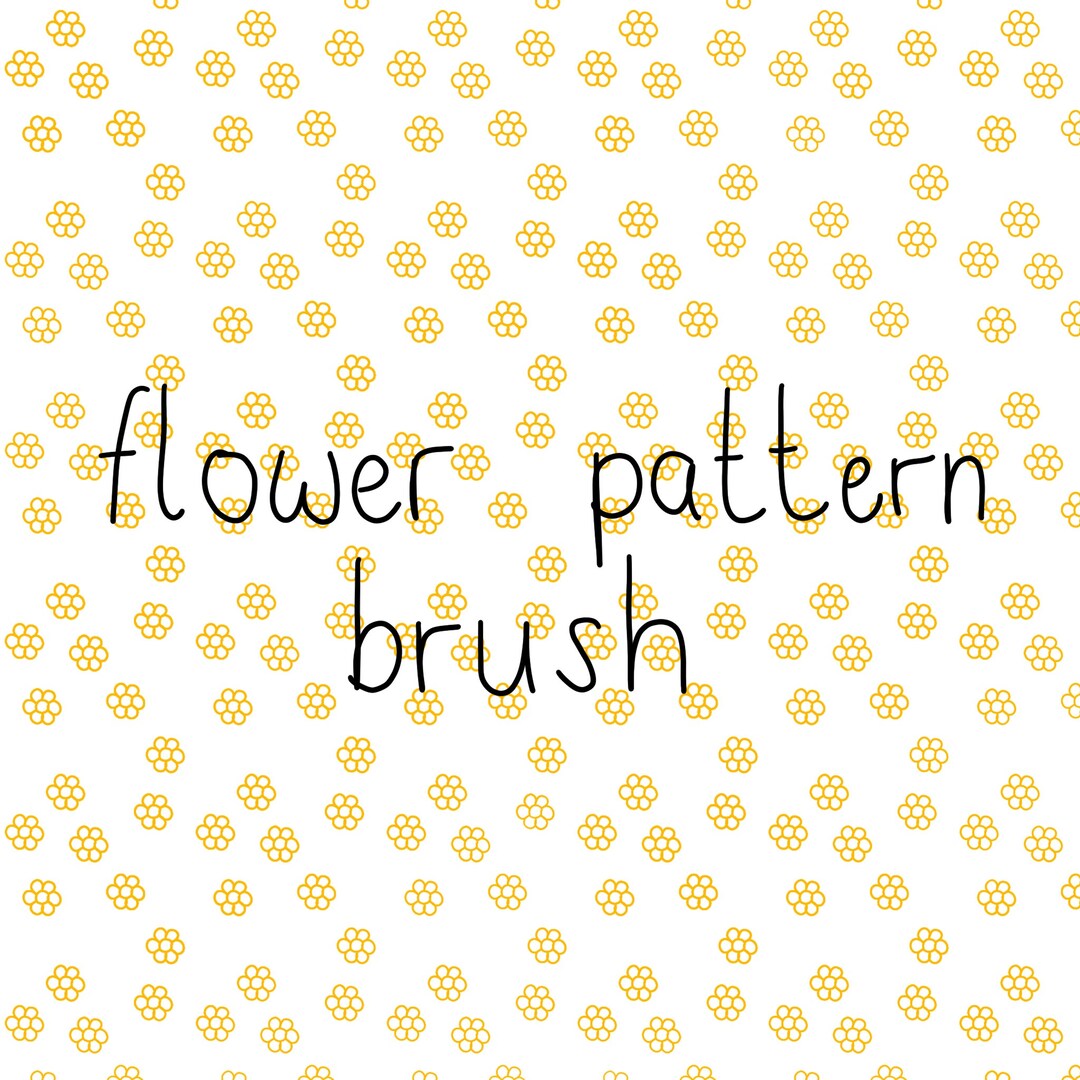 Procreate Pattern Brush - Flower - Etsy