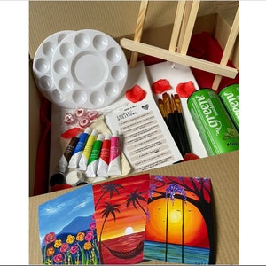 Sip and Paint Kit, Autumn Crafts, Paint Your Own Candle Kit