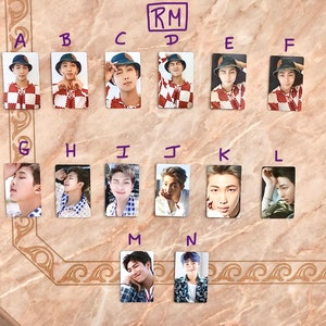 BTS OFFICIAL DICON Namjoon/Rm Photo-cards (Sold Individually)