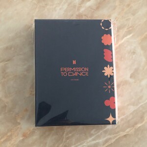BTS Official Permission to Dance: On Stage - in Seoul Message Photo Card FRAME SET