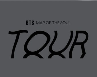 BTS ミニフォト オール MAP OF THE SOUL TOUR BTS Official Map of the Soul Tour Mini Photocards - Etsy