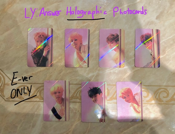 BTS Love Yourself Answer S E L F Version Photocards - Etsy 日本 BTS Love Yourself Answer S E L F Version Photocards - Etsy 日本