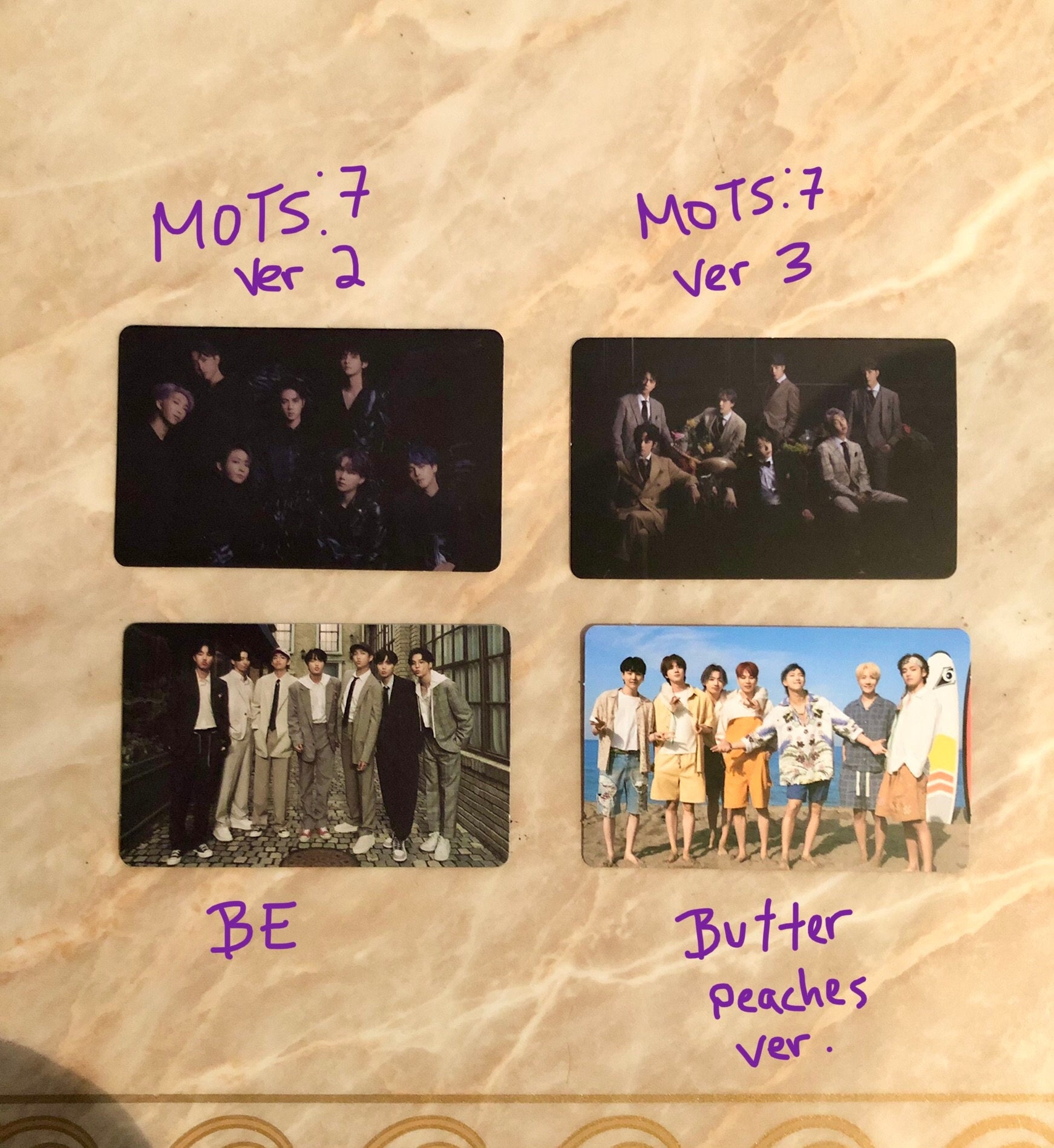 BTS Official OT7 Group Photocards (sold Individually) (read