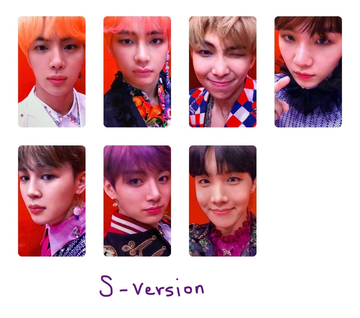BTS Love Yourself Answer S E L F Version Photocards - Etsy