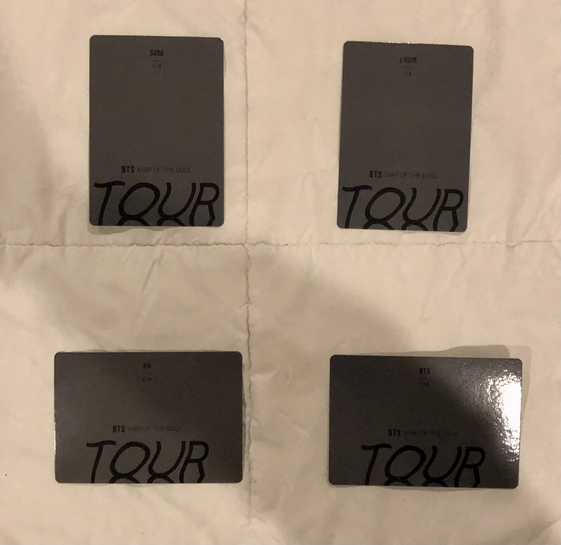 BTS Official Map of the Soul Tour Mini Photocards - Etsy