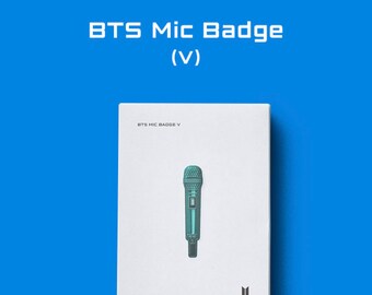 BTS OFFICIAL V/TAEHYUNG Hybe Insight Visitor Only Mic Badge/pin +