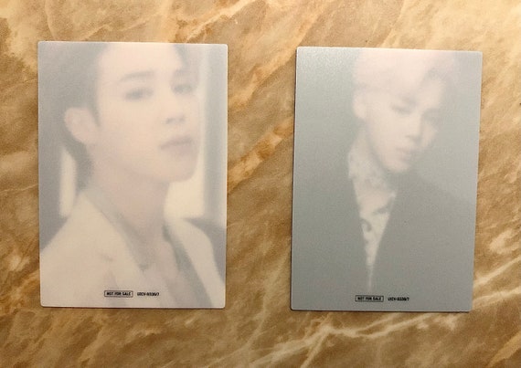 BTS, THE BEST Official Jimin Photocard Set of 2 - Etsy