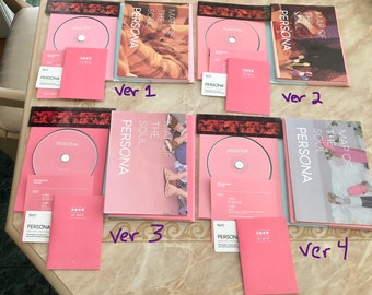 BTS Official Persona Album All Versions (no Photocard or