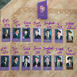 BTS Official BANGBANGCON: The Live Message Photo-Cards (Individual/Set)