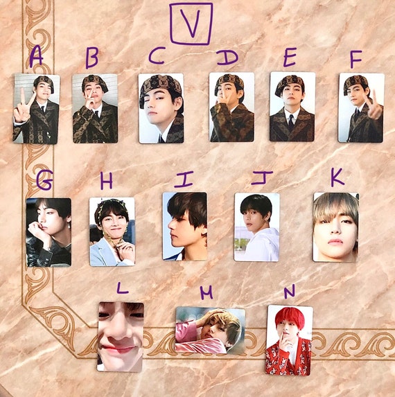 BTS DICON CUSTOM BOOK + Vトレカ多数付き BTS OFFICIAL DICON Taehyung/v Photo-cards (sold Individually) - Etsy